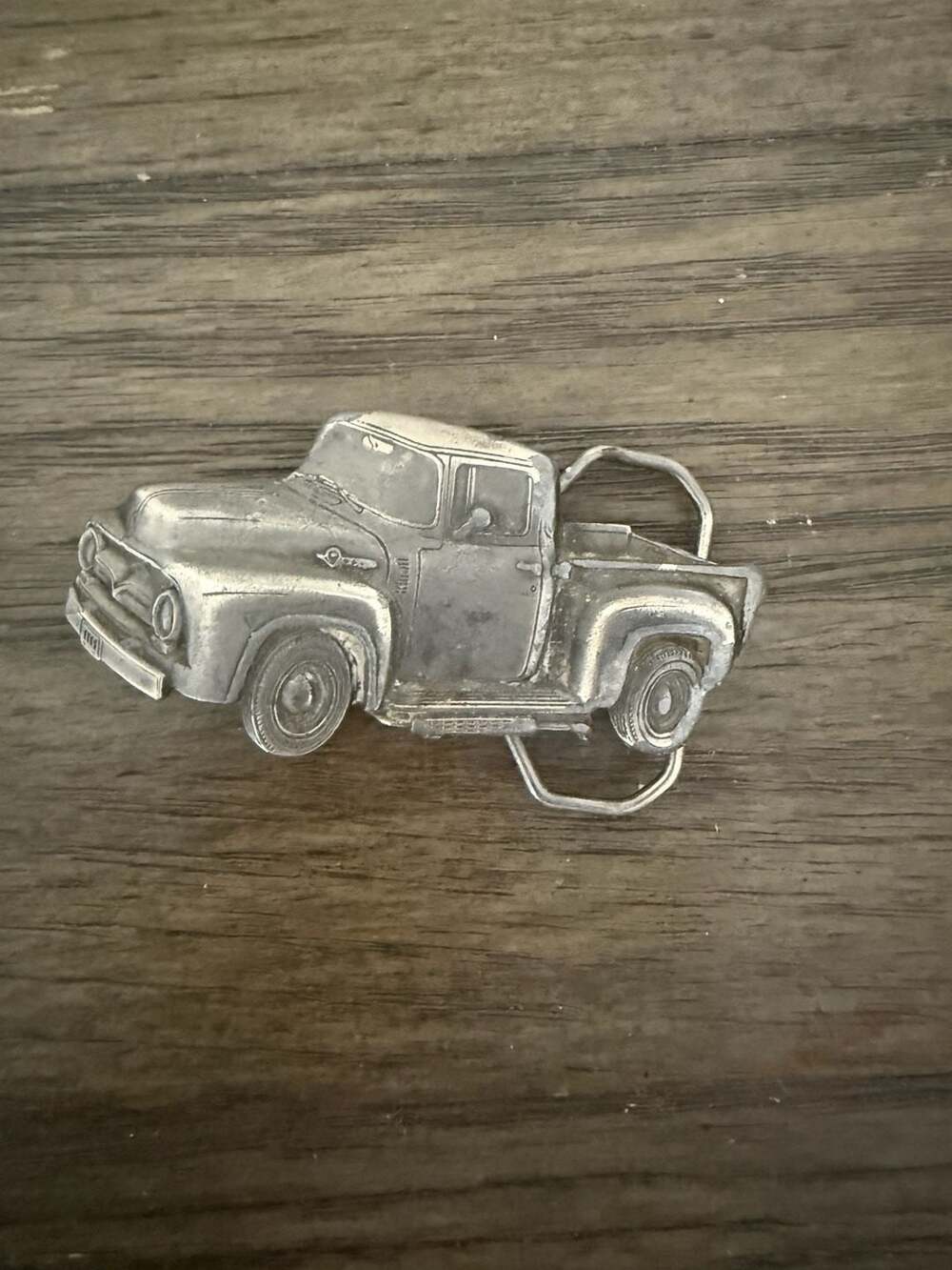 Vtg 1974 Banthrico 1953 Ford F-100 Pickup Truck Belt Buckle